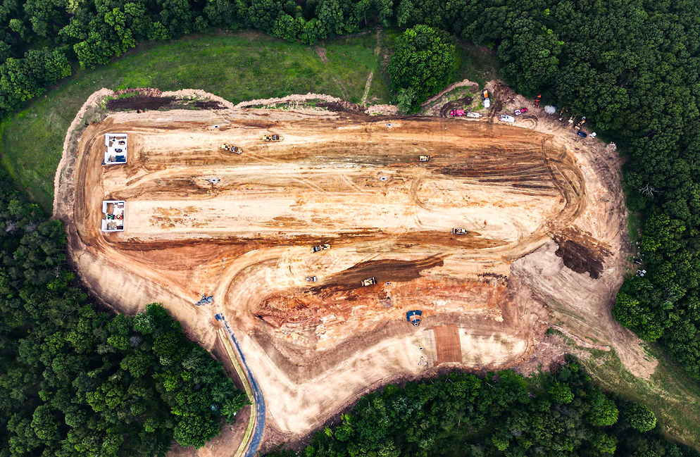 Aerial view of a Zimmerman's Excavation site